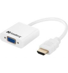Adapter HDMI to VGA with audio
