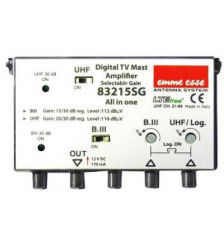 Multi-band Förstärkare B3+VHF / LOG 20-30dB