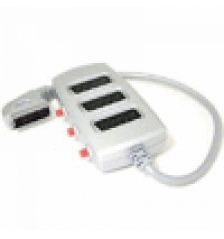 Scart Omkopplare med switch 3in