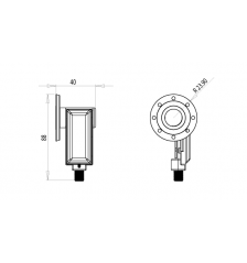 Inverto Singel C120 Flange LNB