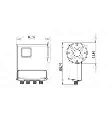 Inverto Quad C120 Flange LNB